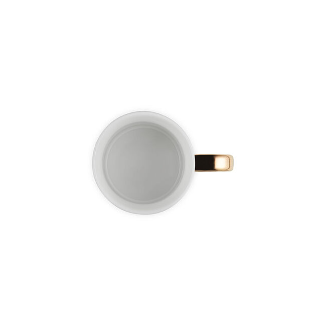 Vancouver Mug with Gold HandleWhite, view 5